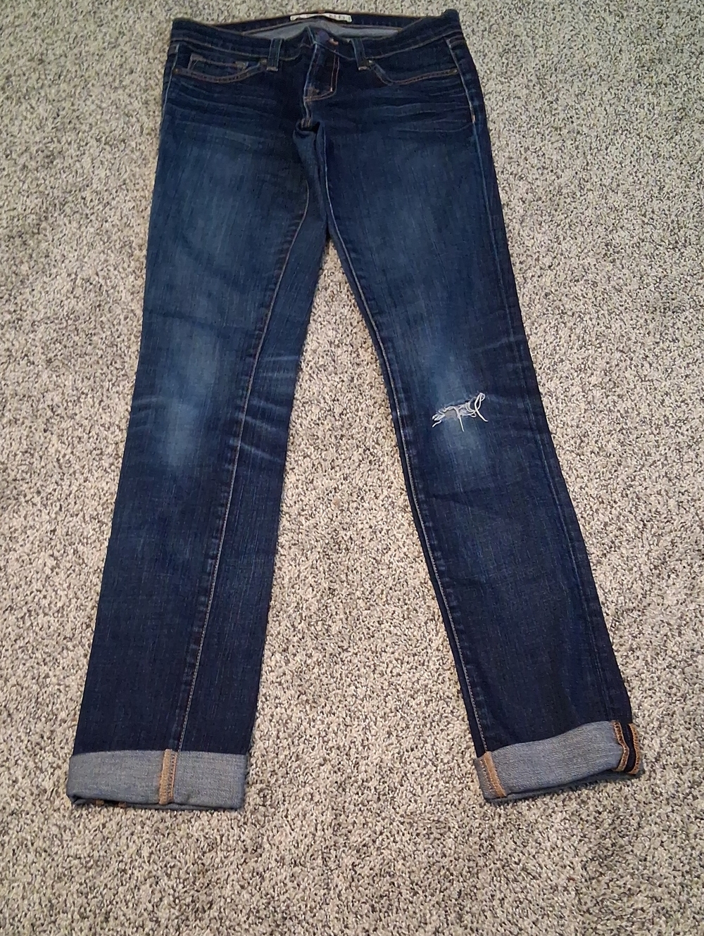 J Brand Dark Indigo Straight-Leg Jeans